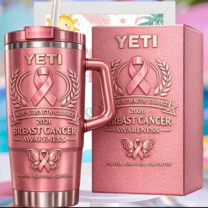 Breast Cancer Awareness Hope Strength Courage 2026 Pink Ribbon Tumbler Breast Cancer Awareness Hope Strength Courage 2026 Pink Ribbon Tumbler