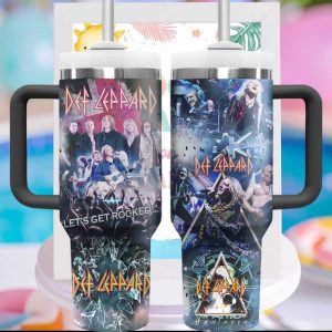 Def Leppard Hysteria Tour Let’s Get Rocked Photo Montage Tumbler Def Leppard Hysteria Tour Let’s Get Rocked Photo Montage Tumbler