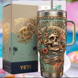 Dirty Heads California Soul Tropical Skull Art Collector’s Tumbler Dirty Heads California Soul Tropical Skull Art Collector’s Tumbler