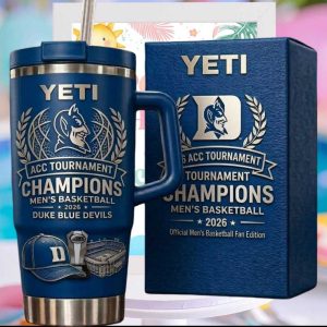 Duke Blue Devils 2026 ACC Tournament Champions Men’s Basketball Tumbler Duke Blue Devils 2026 ACC Tournament Champions Men’s Basketball Tumbler