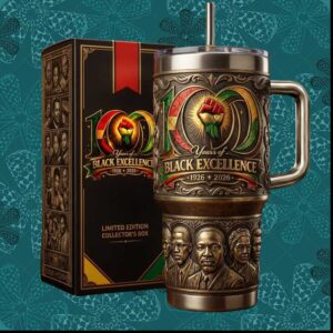 100 Years of Black Excellence 1926 2026 Civil Rights Leaders Heritage Month Tumbler