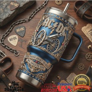 ACDC For Those About To Rock Cannon World Tour Vintage Band Fans Tumbler
