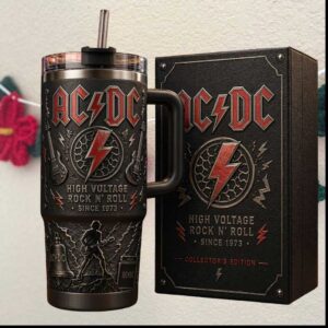 ACDC High Voltage Rock N' Roll 1973 Collector's Edition Tumbler