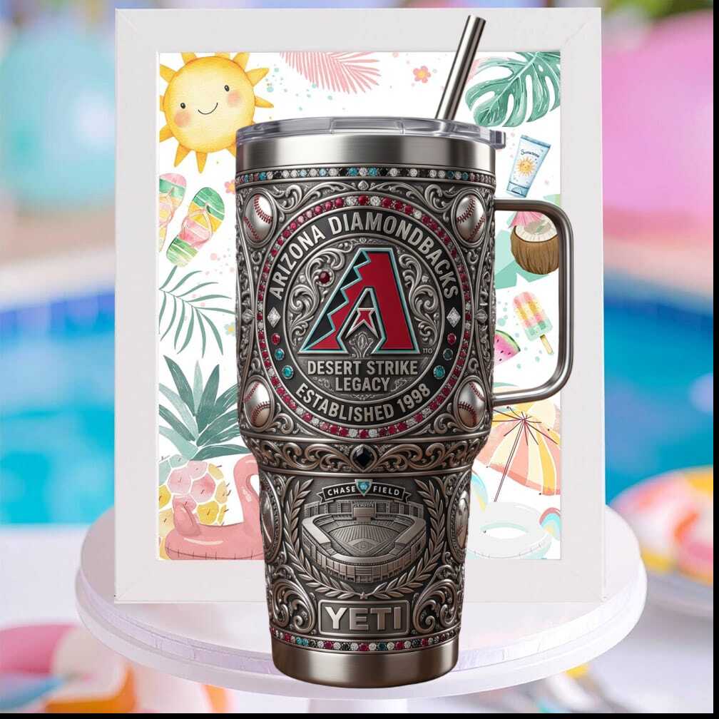 Arizona Diamondbacks Desert Strike Legacy Established 1998 Vintage Baseball Gifts for Fans Tumbler Arizona Diamondbacks Desert Strike Legacy Established 1998 Vintage Baseball Gifts for Fans Tumbler