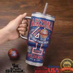 Arizona Wildcats 2026 Final Four Basketball Championship Rhinestone Tumbler
