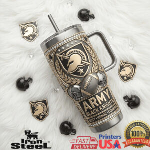 Army Black Knights Duty Honor Country Military Pride 40oz Tumbler