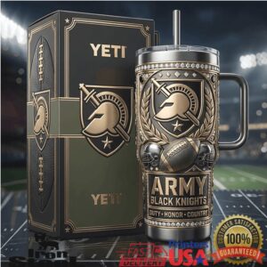 Army Black Knights Duty Honor Country Military Pride 40oz Tumbler