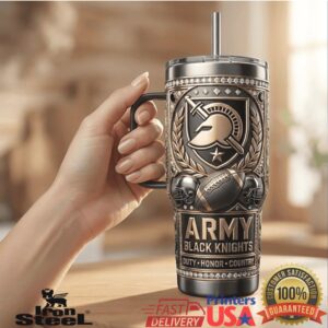 Army Black Knights Duty Honor Country West Point Military Football Heritage Tumbler