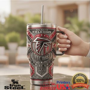 Atlanta Falcons NFL Football Est 1965 Rise Up Vintage Sports Fan Men Women Tumbler