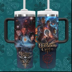 Baldur's Gate 3 RPG Fantasy Game Characters Video Game Collector Art Tumbler