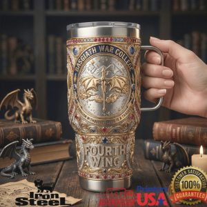 Basgiath War College Fourth Wing Dragon Rider Fantasy Bookish Vintage Men Women Tumbler