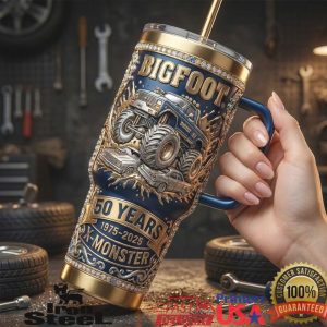 Bigfoot Monster Truck 50 Years Anniversary 1975 2025 X Monster Off Road Racing Fan Tumbler