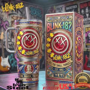 Blink 182 Enema of the State Punk Rock Relief 40oz Insulated Tumbler