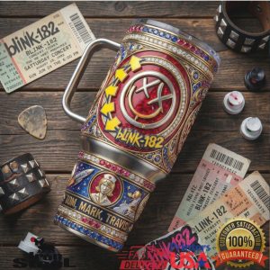 Blink 182 Enema of the State Punk Rock Relief 40oz Insulated Tumbler