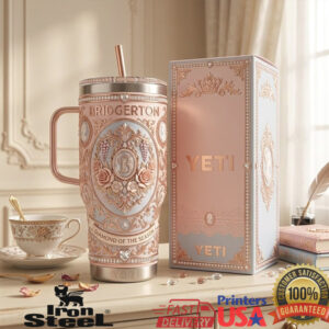 Bridgerton Diamond of the Season Regency Pink Gold 40oz Tumbler