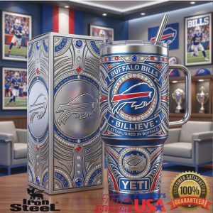 Buffalo Bills Billieve Established In Buffalo Luxury Royal Blue Fan Apparel Tumbler