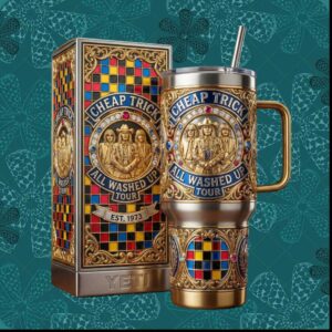Cheap Trick All Washed Up Tour 1973 Retro Rock Band Fans Gift Stainless Steel Insulated Tumbler