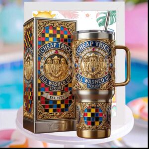 Cheap Trick All Washed Up Tour 1973 Retro Rock Band Fans Gift Stainless Steel Insulated Tumbler