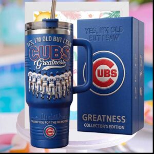 Chicago Cubs Greatness Collector's Edition Vintage Memories Baseball Fans Tumbler