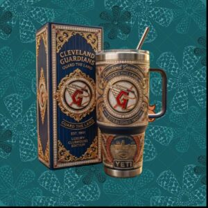 Cleveland Guardians MLB Luxury Clubhouse Edition Guard The Land Baseball Established 1901 Tumbler