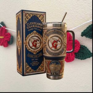 Cleveland Guardians MLB Luxury Clubhouse Edition Guard The Land Baseball Established 1901 Tumbler