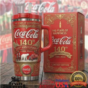 Coca Cola 140th Anniversary Polar Bear Heritage Truck Limited Edition Tumbler