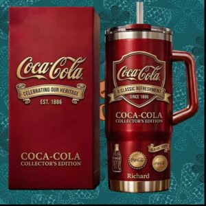 Coca Cola Heritage 1886 Collector's Edition Personalized Richard Classic Refreshment Tumbler