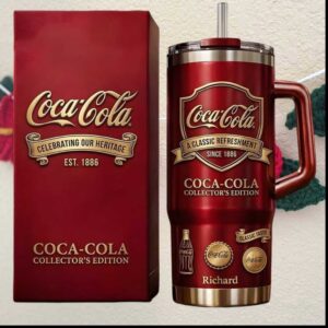 Coca Cola Heritage 1886 Collector's Edition Personalized Richard Classic Refreshment Tumbler