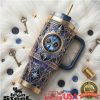 Mardi Gras New Orleans Fleur De Lis Masquerade Mask 40oz Gold Tumbler Mardi Gras New Orleans Fleur De Lis Masquerade Mask 40oz Gold Tumbler