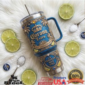 Corona Extra 101st Anniversary 1925 2026 Tropical Beach Beer Fan Gift Tumbler