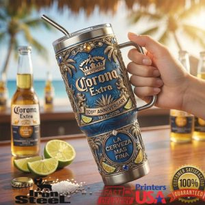 Corona Extra 101st Anniversary 1925 2026 Tropical Beach Beer Fan Gift Tumbler