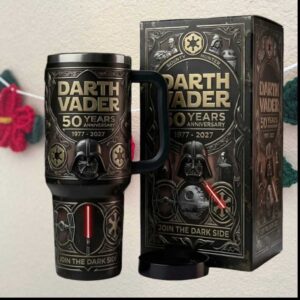 Darth Vader 50 Years Anniversary 1977 2027 Galactic Empire Tumbler