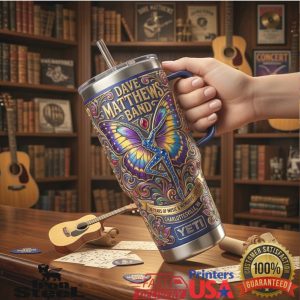 Dave Matthews Band 30 Years of Music Butterfly 40oz Tumbler