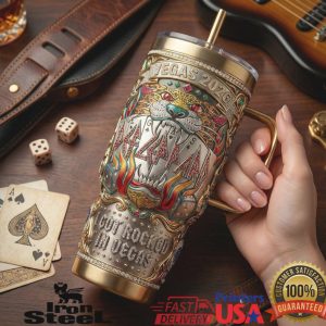 Def Leppard Got Rocked in Vegas 2026 Metal Band Fan Tour Tumbler