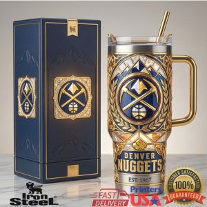 Denver Nuggets NBA Est 1967 World Champions Basketball Fan Men Women Tumbler