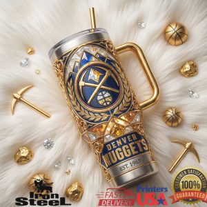 Denver Nuggets NBA Est 1967 World Champions Basketball Fan Men Women Tumbler