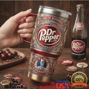 Dr Pepper King of Beverages Vintage So Misunderstood Soda Fans Gift Tumbler