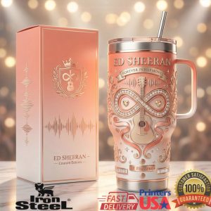 Ed Sheeran Forever In Harmony Couture Edition Rose Gold Acoustic Women Tumbler