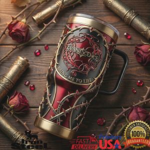 Evanescence Bring Me To Life Gothic Rose Vine 40oz Tumbler
