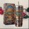 Jimmy Buffett USA 250 Parrothead Patriots Est 1776 2026 Vintage 40oz Gift Stainless Steel Insulated Tumbler Jimmy Buffett USA 250 Parrothead Patriots Est 1776 2026 Vintage 40oz Gift Stainless Steel Insulated Tumbler