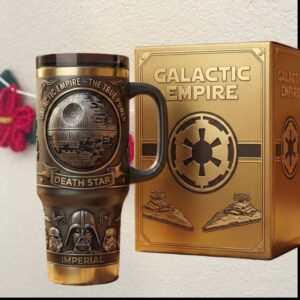 Galactic Empire Death Star True Power Imperial Darth Vader 40oz Tumbler