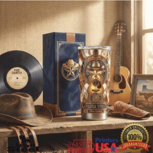 George Strait Pure Country Legend Music Tour Vintage 20oz Style Gifts For Men Women Stainless Steel Insulated Tumbler