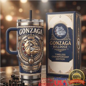 Gonzaga Bulldogs Timeless Championship Edition 40oz Insulated Tumbler
