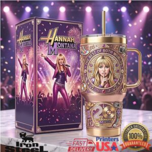 Hannah Montana 20th Anniversary Best of Both Worlds 40oz Gold Tumbler
