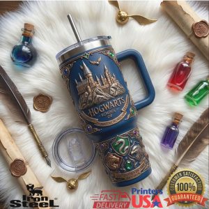 Hogwarts School of Witchcraft Wizardry 25th Anniversary 40oz Effect Tumbler