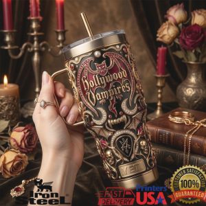 Hollywood Vampires Rock Band World Tour Gothic Vampire Bat Music Festival Vintage Fan Tumbler