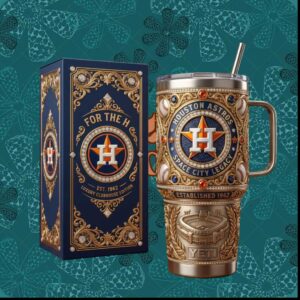 Houston Astros Space City Legacy Luxury Clubhouse Edition Est 1962 Fan Gifts Tumbler