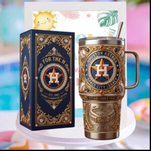 Houston Astros Space City Legacy Luxury Clubhouse Edition Est 1962 Fan Gifts Tumbler