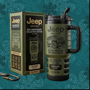 Jeep 85th Anniversary Collector Edition 1941 2026 Legend Elite Off Road Adventure Tumbler