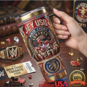 Jey Uso Main Event WWE Toronto Yeet 40oz Championship Tumbler